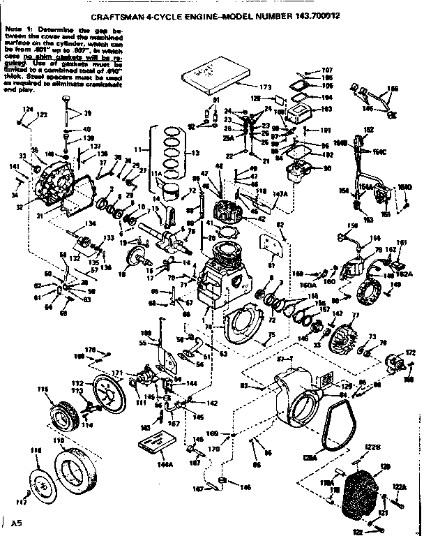 Craftsman 917257120 engine diagram