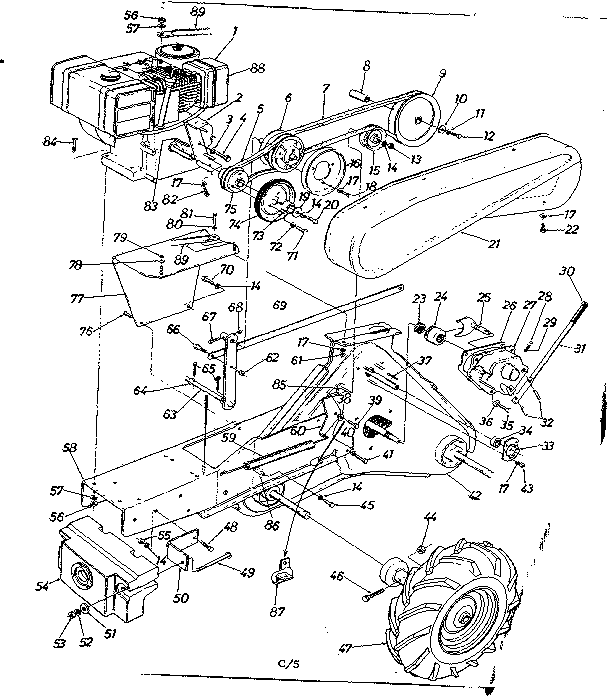 Craftsman 247297780 engine diagram