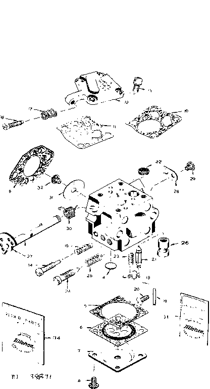 Craftsman 358350871 carburetor diagram