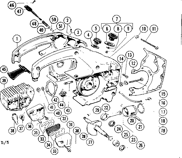 Craftsman 358350930 crankcase diagram