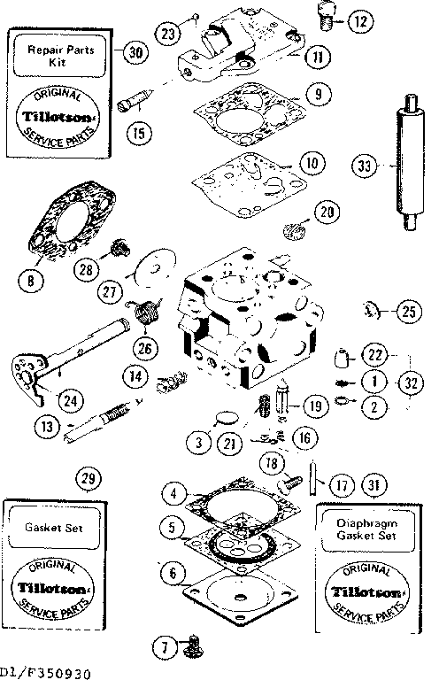 Craftsman 358350930 carburetor diagram