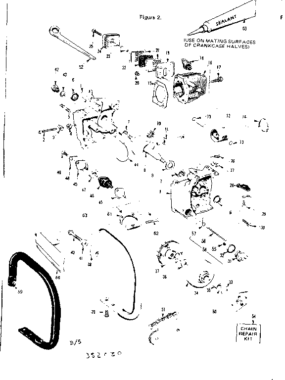 Craftsman 358352030 engine diagram