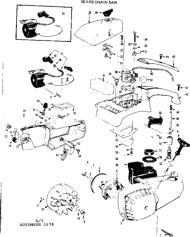 Craftsman 358352090 main frame diagram