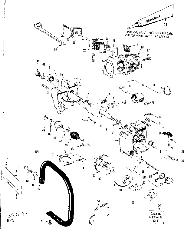 Craftsman 358352090 engine diagram