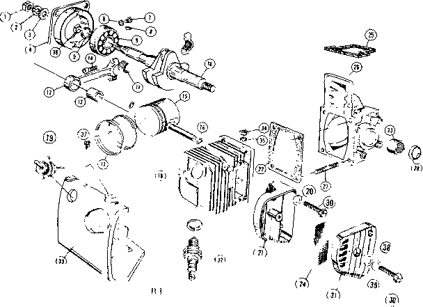 Craftsman 358353610 crankshaft diagram