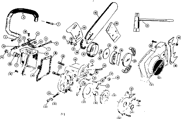 Craftsman 358353610 oiltank assembly diagram
