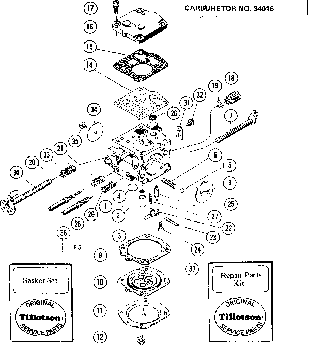 Craftsman 358353610 carburetor diagram