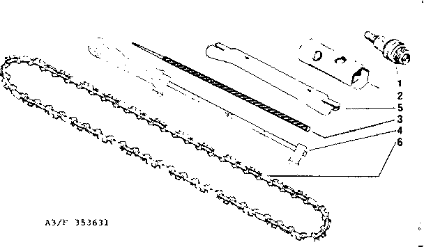 Craftsman 358353631 accessories diagram