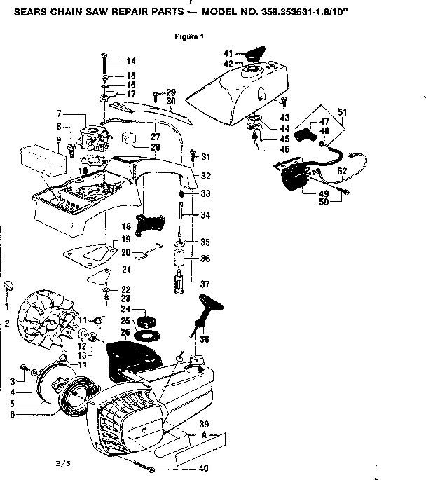 Craftsman 358353631 main frame diagram