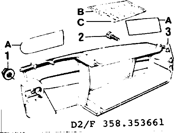 Craftsman 358353661 14 inch 2.3/16 inch 2.3/16 inch ps gasoline chain saws diagram