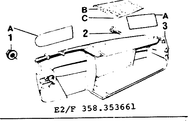 Craftsman 358353661 14 inch 2.3/16 inch 2.3/16 inch ps gasoline chain saws diagram