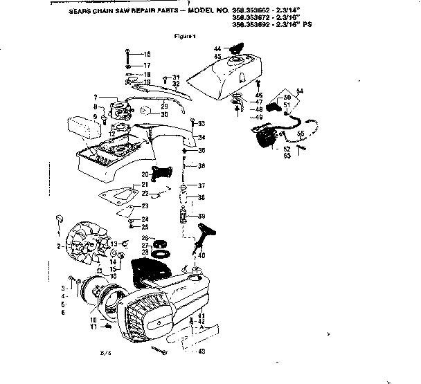 Craftsman 358353672 housing assembly diagram