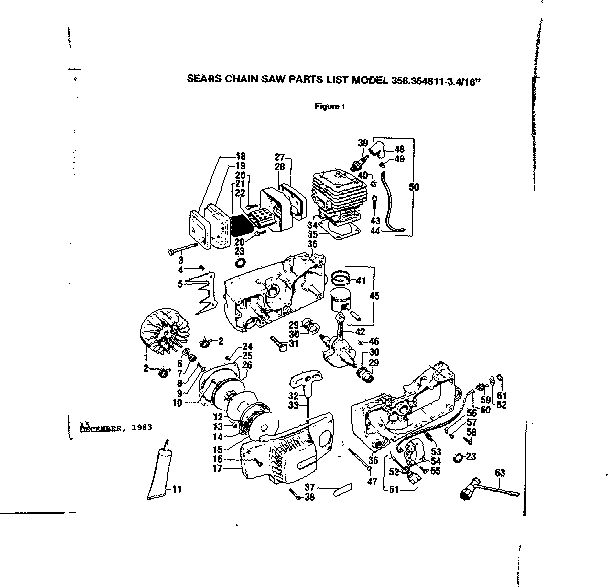 Craftsman 358354811 engine diagram