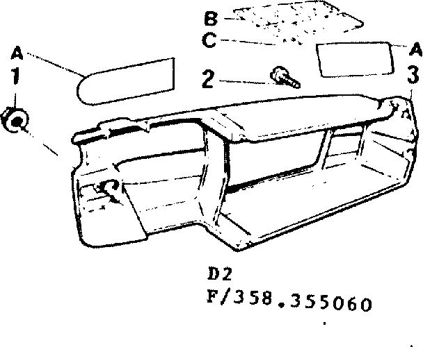 Craftsman 358355060 decals diagram