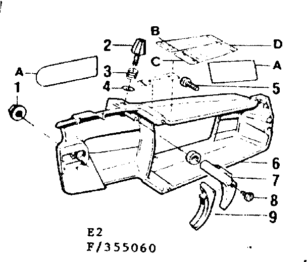 Craftsman 358355060 sharpening stone arm diagram