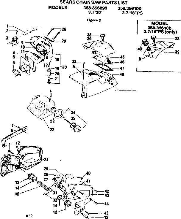 Craftsman 358356090 main frame diagram