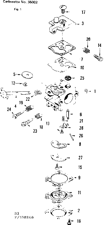 Craftsman 358358860 carburetor diagram