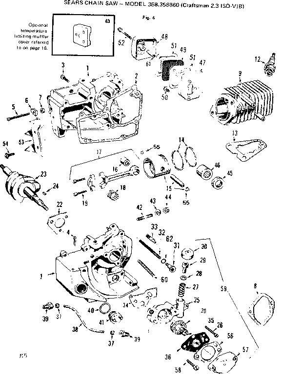 Craftsman 358358860 oil pump assembly diagram