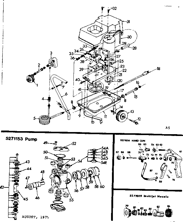 Craftsman 471446262 replacement parts diagram