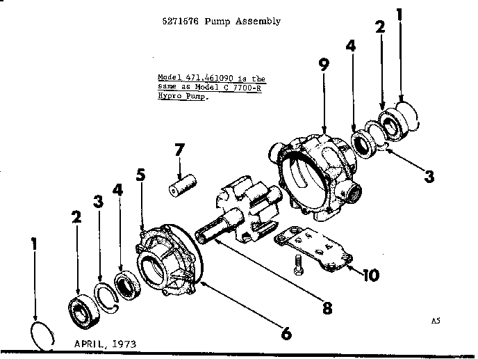 Craftsman 471461090 pump assembly diagram