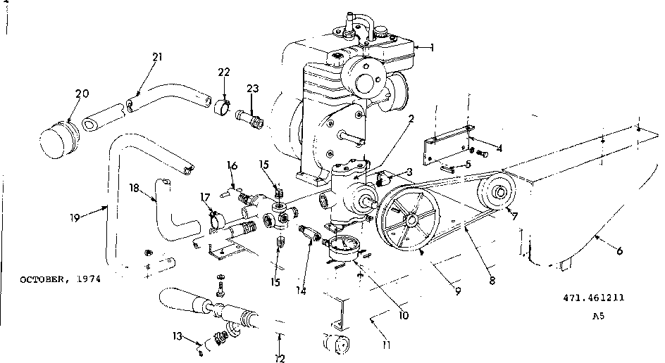 Fimco ES-121 engine diagram