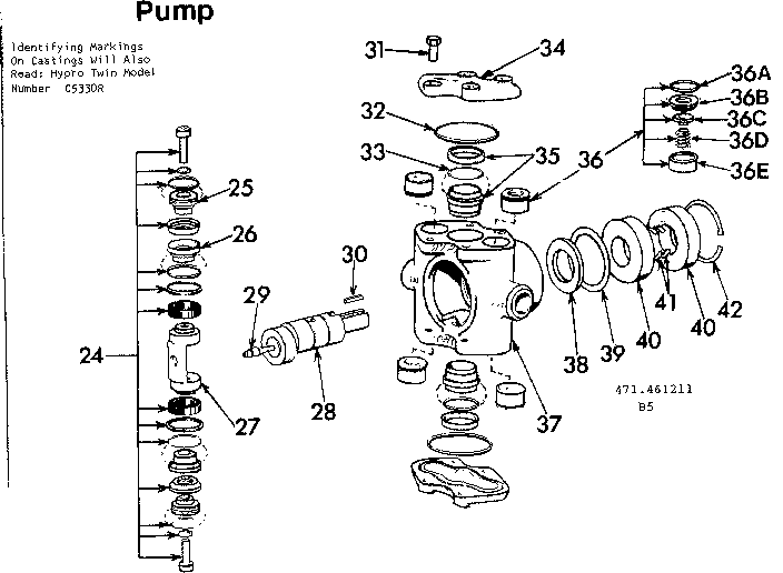 Fimco ES-121 pump diagram