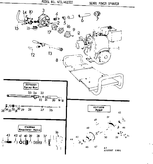 Fimco ES-132 replacement parts diagram