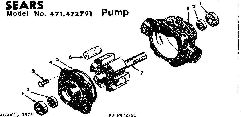 Craftsman 471472791 replacement parts diagram