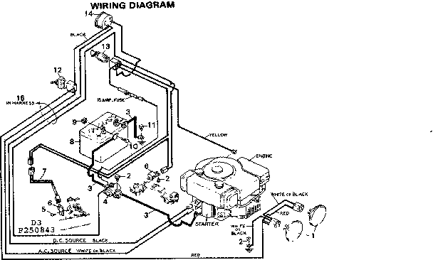Craftsman 502250843 wiring diagram diagram