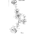 Craftsman 502255142 steering assembly diagram