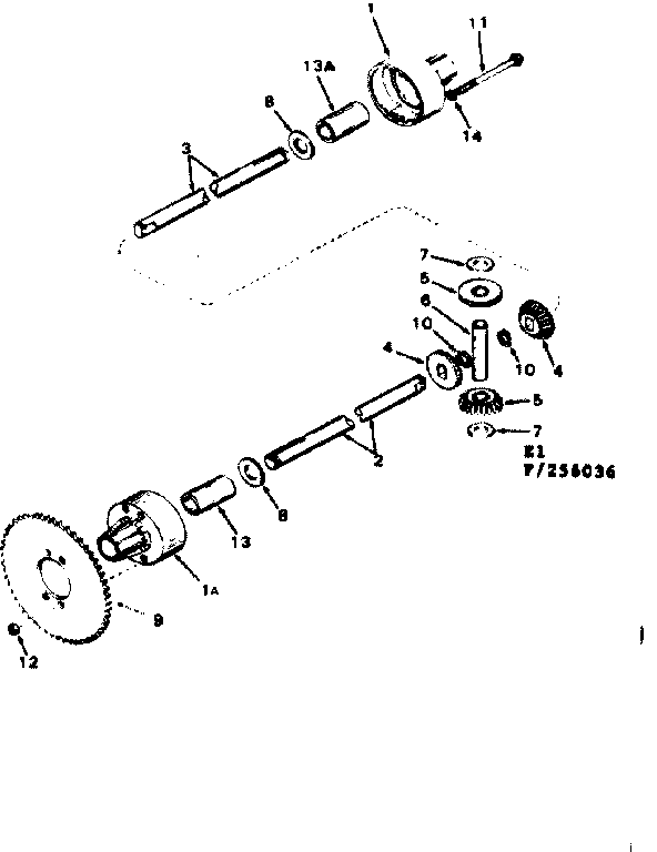 Craftsman 502256036 differential diagram