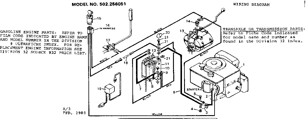 Craftsman 502256051 wiring diagram diagram