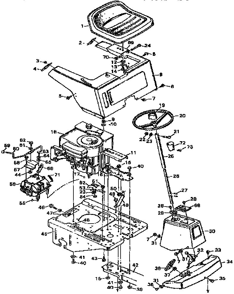 Craftsman 502256071 top half diagram