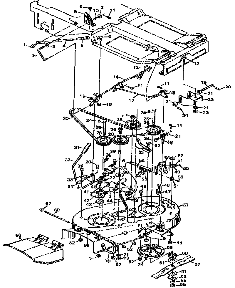 Craftsman 502256071 blade housing diagram