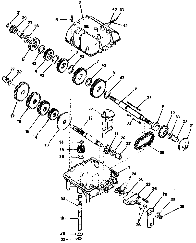 Craftsman 502256071 5-speed tranmission diagram