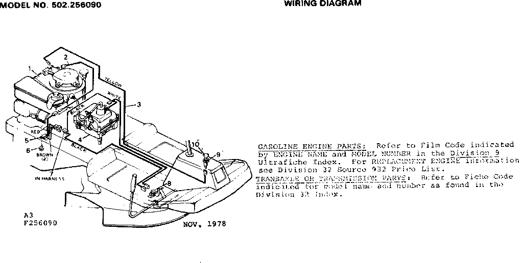 Craftsman 502256090 wiring diagram diagram