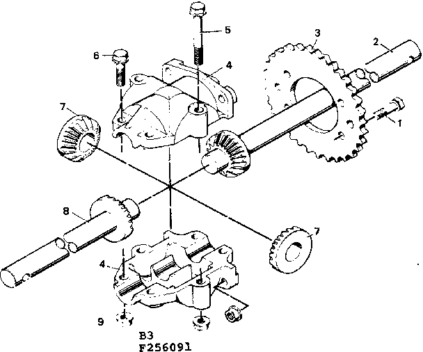 Craftsman 502256091 differential diagram