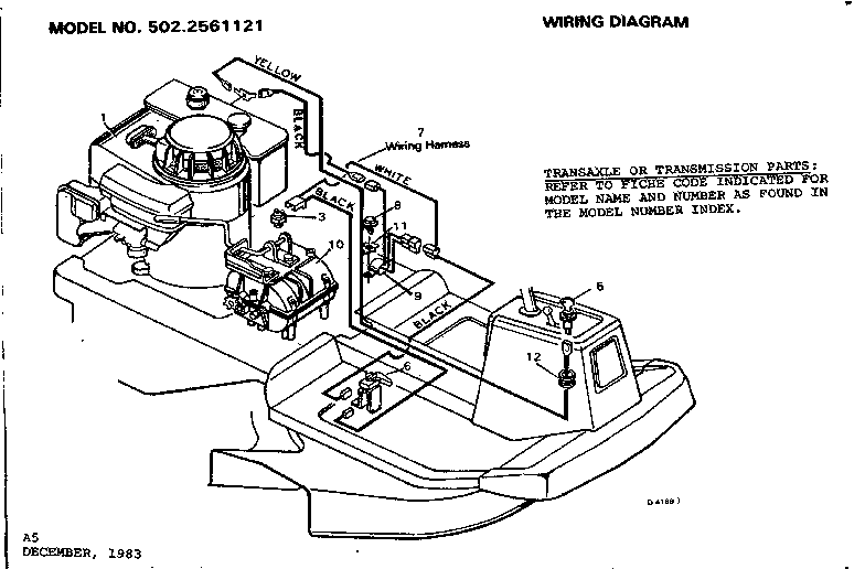 Craftsman 5022561121 wiring diagram diagram