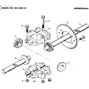 Craftsman 502256122 differential diagram