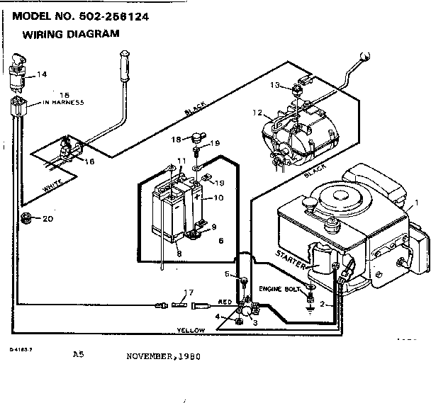 Craftsman 502256124 wiring diagram diagram