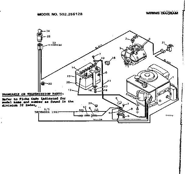 Craftsman 502256128 wiring diagram diagram