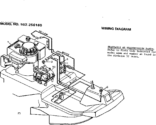 Craftsman 502256160 wiring diagram diagram