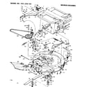 Craftsman 502256190 mow. housing diagram