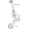 Craftsman 502257010 steering assembly diagram