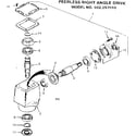 Craftsman 502257010 peerless right angle drive diagram