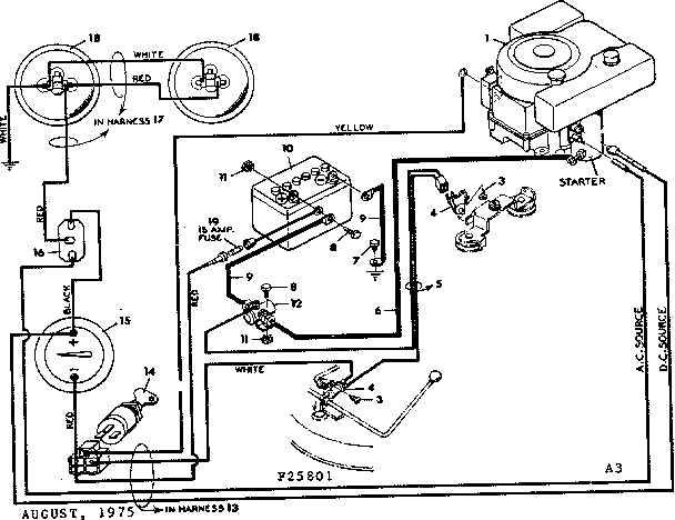 Craftsman 50225801 10 lawn tractor diagram