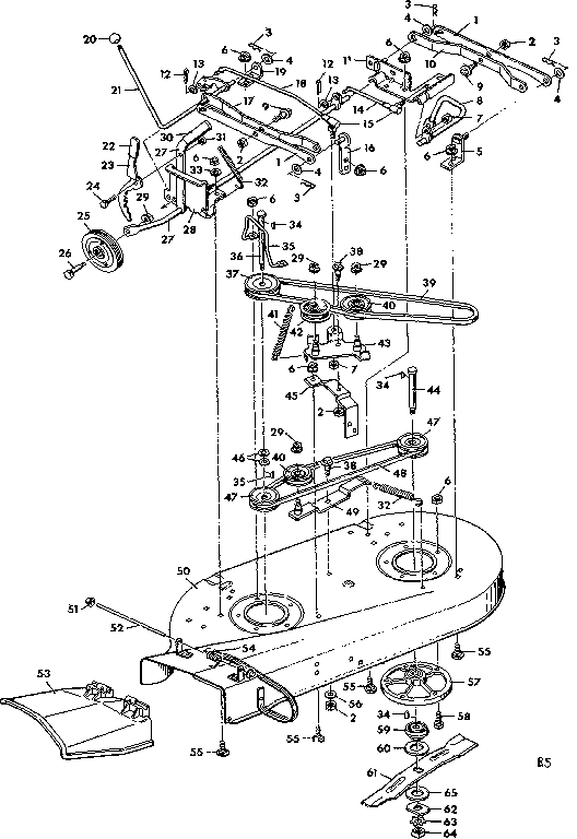 Craftsman 50225810 8 lawn tractor diagram