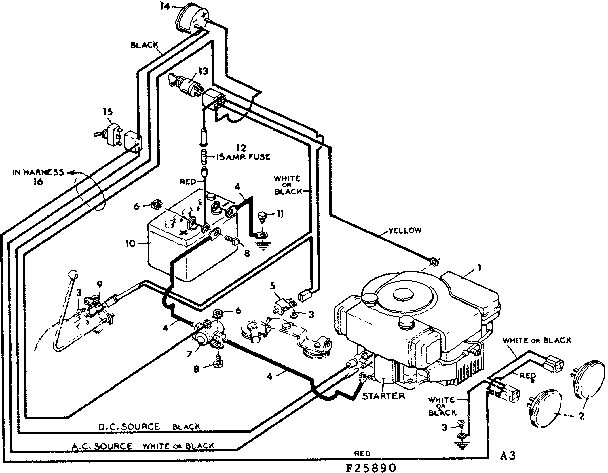 Craftsman 50225890 10 lawn tractor diagram