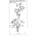 Craftsman 50281300 complete blade housing assem part #400184 diagram