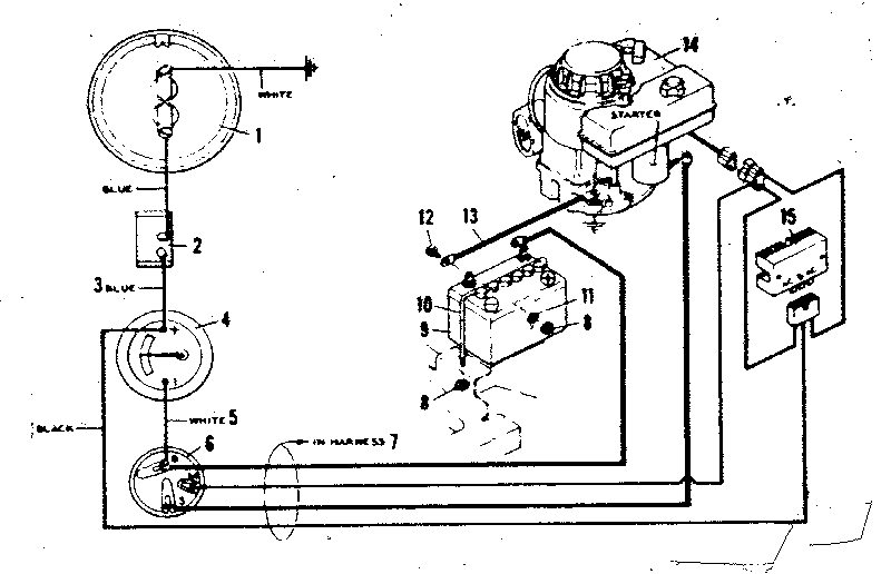Craftsman 50281390 electrical system diagram